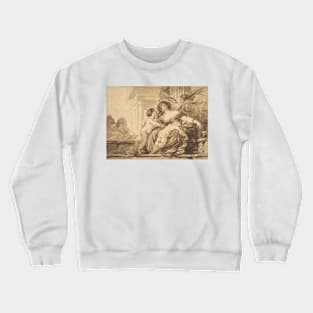 An Allegory of Charity by Jean-Jacques Lagrenee Crewneck Sweatshirt